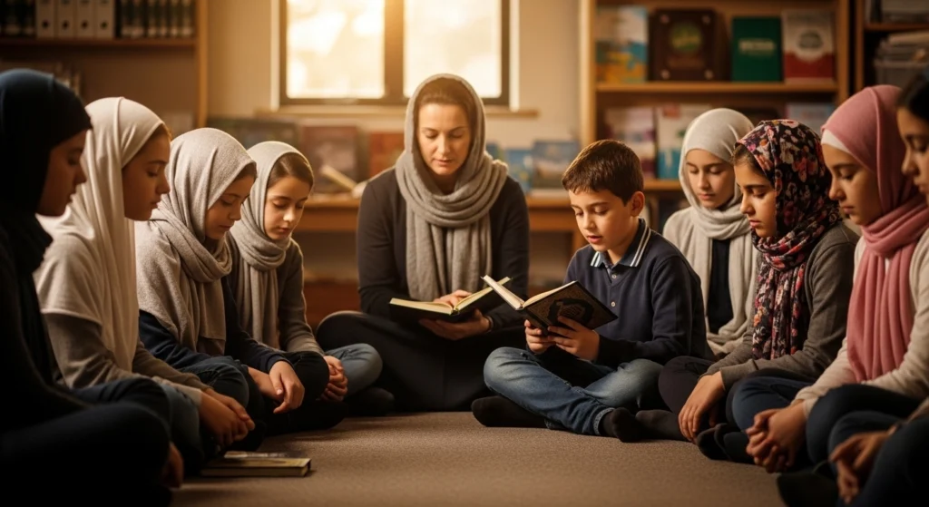 Greenfield students engaged in Quran and Seerat — Islamic studies and character building in Wah Cantt"