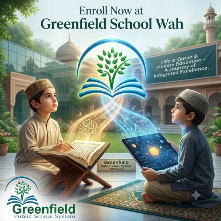 Hifz-e-Quran & Modern Education – Enroll Now at Greenfield School Wah