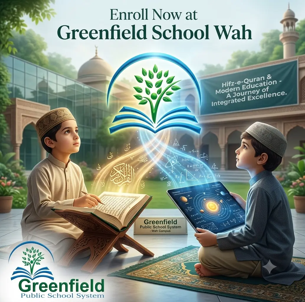 Hifz-e-Quran & Modern Education – Enroll Now at Greenfield School Wah